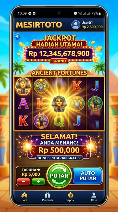 Proses unduh aplikasi cepat dan aman di mesirtoto.